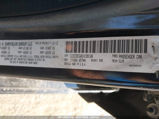 Chrysler 200 Limited 2014 1C3CCBCG0EN199106 Image 9