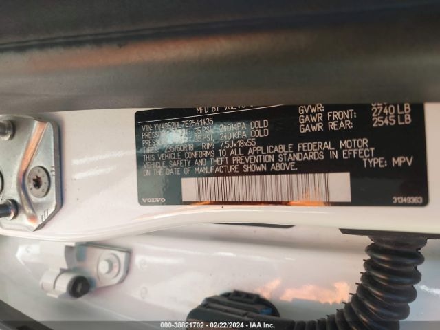 YV4952DL7E2541435 Volvo Xc60 3.2/3.2 Platinum/3.2 Premier/3.2 Premier Plus
