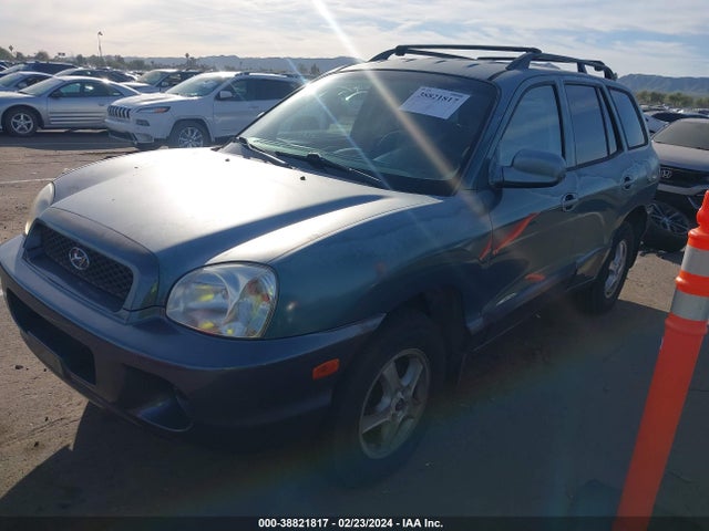 2002 HYUNDAI SANTA FE VIN: KM8SB12B22U314781