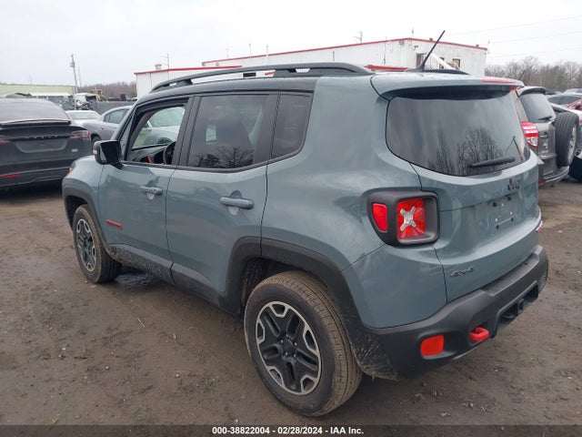 Продажа на аукционе авто 2016 Jeep Renegade Trailhawk, vin: ZACCJBCT0GPD29460, номер лота: 38822004