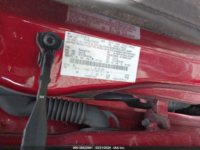 Ford FOCUS SE 2014 1FADP3F23EL391891 Image 9