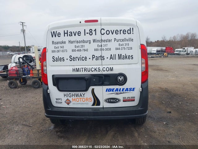 2018 RAM PROMASTER CITY TRADESMAN VIN: ZFBERFAB0J6H74302