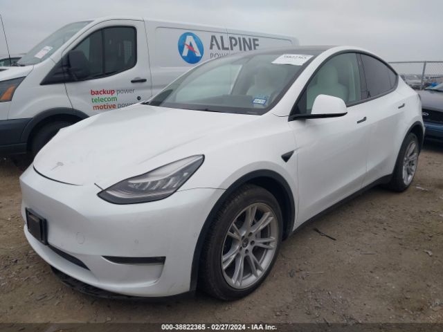 2021 TESLA MODEL Y 5YJYGDEE4MF141669 Photo 1