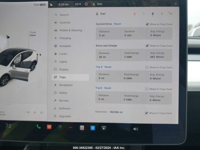 2021 TESLA MODEL Y 5YJYGDEE4MF141669 Photo 6