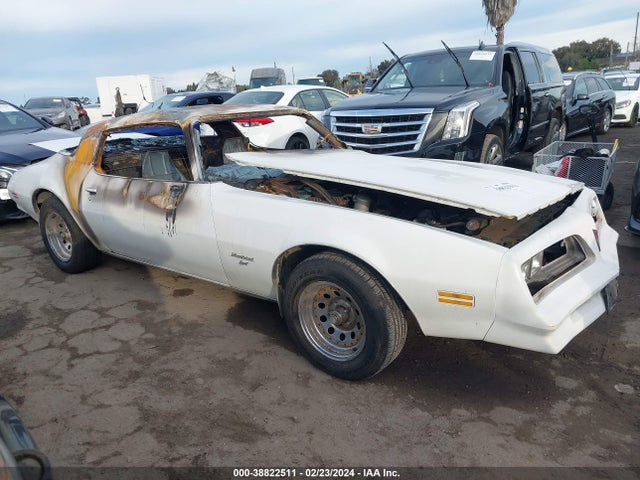 1978 PONTIAC FIREBIRD 2T87U8L128881    