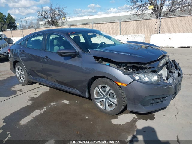 Honda Civic Lx 2018 2HGFC2F53JH608688 Image 1
