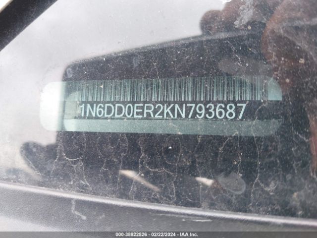 1N6DD0ER2KN793687 Nissan Frontier Sv