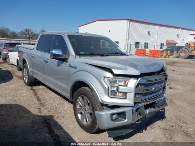 Auction sale of the 2015 Ford F-150 Platinum, vin: 1FTEW1EF2FFB40693, lot number: 38822620