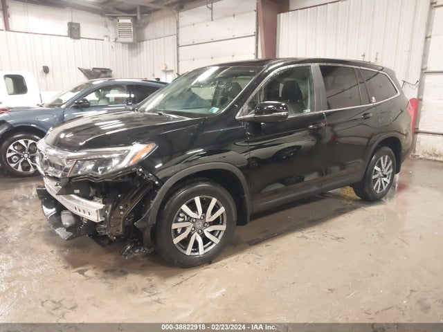 Honda Pilot Awd Ex-l 2022 5FNYF6H56NB000792 Image 2