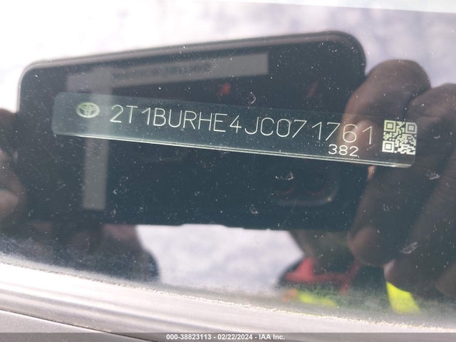Toyota Corolla Xse 2018 2T1BURHE4JC071761 Image 9