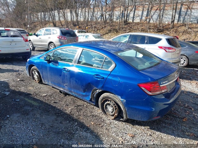 Продажа на аукционе авто 2013 Honda Civic Lx, vin: 19XFB2F52DE093684, номер лота: 38823564