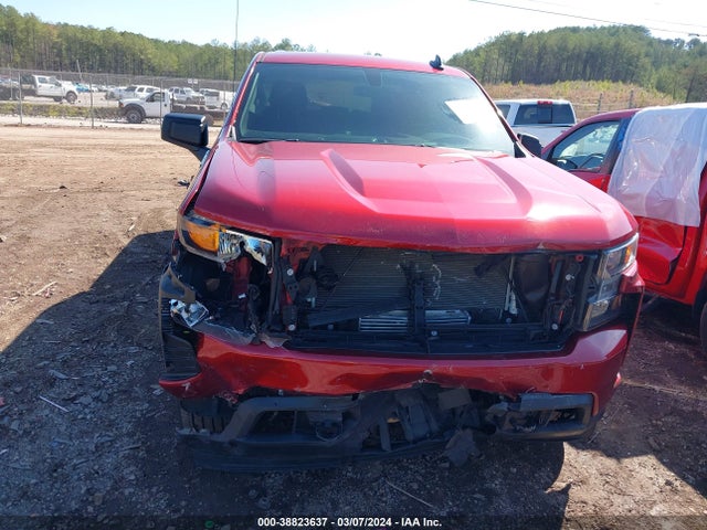 Chevrolet Silverado 1500 4wd  Short Bed Custom 2021 3GCPYBEK9MG157900 Image 12
