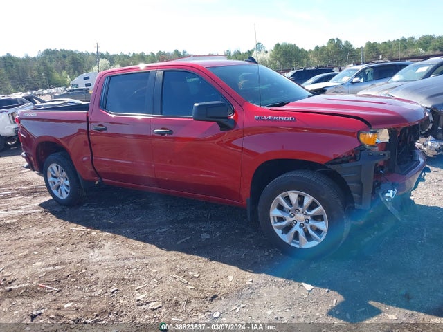Chevrolet Silverado 1500 4wd  Short Bed Custom 2021 3GCPYBEK9MG157900 Image 13