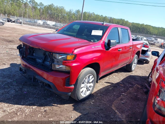 Chevrolet Silverado 1500 4wd  Short Bed Custom 2021 3GCPYBEK9MG157900 Image 2