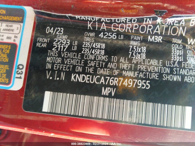 KIA Seltos X-line 2024 KNDEUCA76R7497955 Image 9