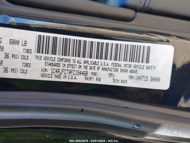 1C4RJFCT0FC154468 Jeep Grand Cherokee High Altitude