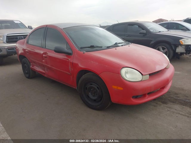 2001 PLYMOUTH NEON HIGHLINE VIN: 1P3ES46C31D137274