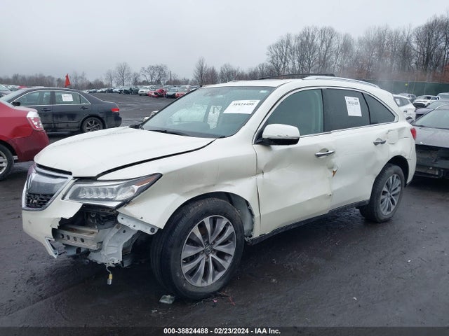 Продажа на аукционе авто 2014 Acura Mdx Technology Package, vin: 5FRYD3H44EB016452, номер лота: 38824488