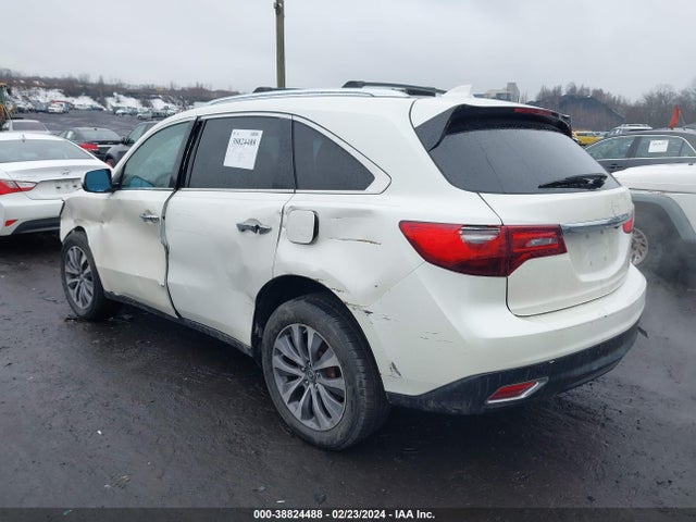 Продажа на аукционе авто 2014 Acura Mdx Technology Package, vin: 5FRYD3H44EB016452, номер лота: 38824488