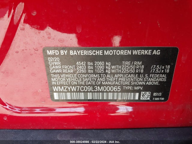 2020 MINI COUNTRYMAN WMZYW7C09L3M00065 Photo 8