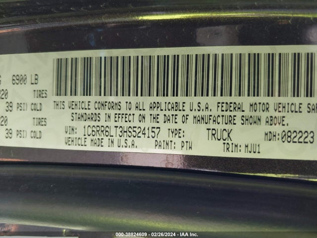 RAM 1500 Lone Star  4x2 5'7 Box 2017 1C6RR6LT3HS524157 Image 9