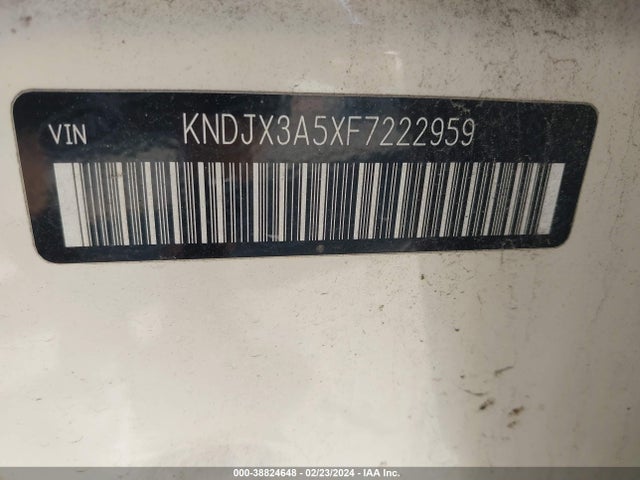 KIA Soul ! 2015 KNDJX3A5XF7222959 Image 9