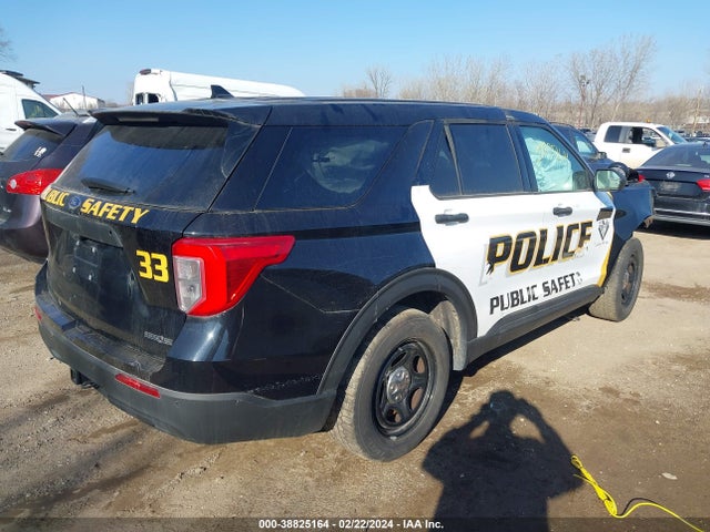 2020 FORD POLICE INTERCEPTOR UTILITY VIN: 1FM5K8AB8LGD09155