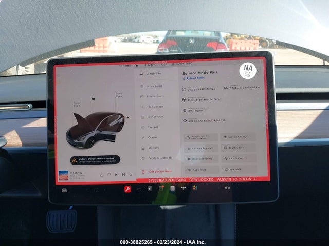 Tesla Model 3 Rear-wheel Drive 2023 5YJ3E1EAXPF656403 Image 7