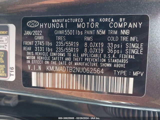 Genesis Gv70 2.5t Awd 2022 KMUMADTB2NU062564 Image 9