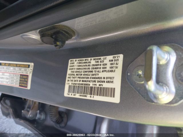 7FARW1H5XME009554 Honda Cr-v 2wd Ex