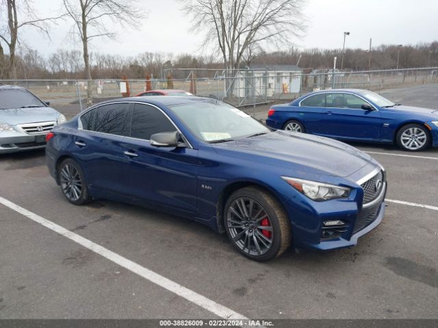 2017 Infiniti Q50 3.0t Red Sport 400 მანქანა იყიდება აუქციონზე, vin: JN1FV7AR0HM872087, აუქციონის ნომერი: 38826009