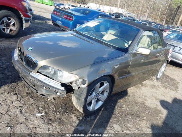 2005 Bmw 325ci მანქანა იყიდება აუქციონზე, vin: WBABW33465PL35346, აუქციონის ნომერი: 38826087