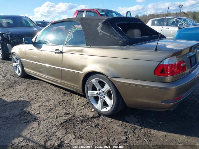 2005 Bmw 325ci მანქანა იყიდება აუქციონზე, vin: WBABW33465PL35346, აუქციონის ნომერი: 38826087