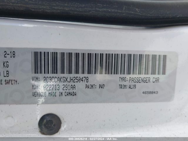 2C3CCAKGXJH250478 Chrysler 300 Limited Awd