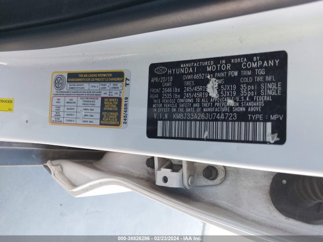 Hyundai Tucson Value 2018 KM8J33A26JU744723 Image 9