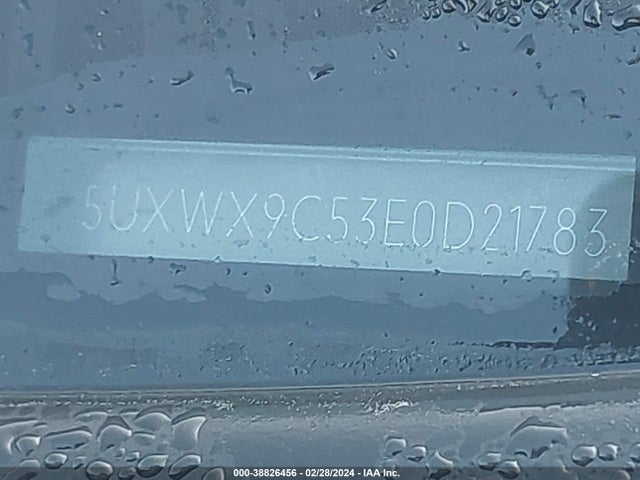 BMW X3 Xdrive28i 2014 5UXWX9C53E0D21783 Image 9