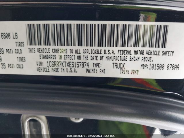1C6RR7KTXES157874 RAM 1500 St