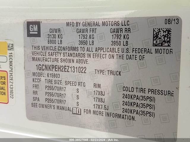 Chevrolet Silverado 1500 Work Truck 1wt 2014 1GCNKPEH2EZ131022 Image 9