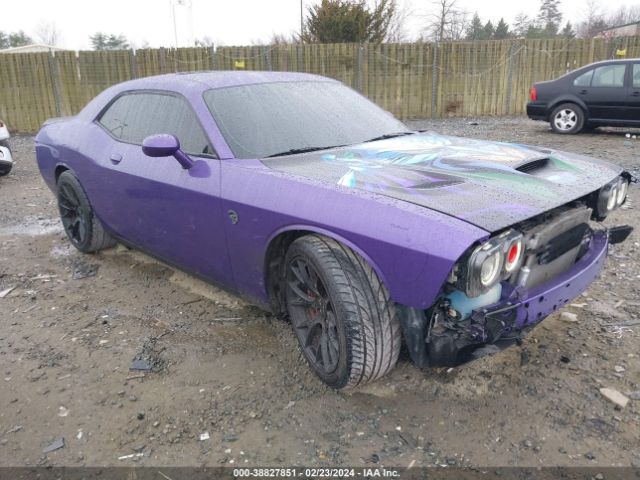 2016 Dodge Challenger Srt Hellcat მანქანა იყიდება აუქციონზე, vin: 2C3CDZC98GH200389, აუქციონის ნომერი: 38827851