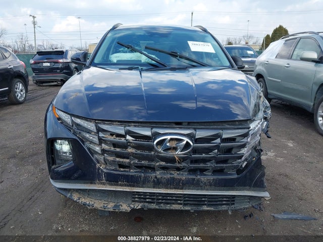 KM8JBCA19NU071734 Hyundai Tucson Hybrid Blue