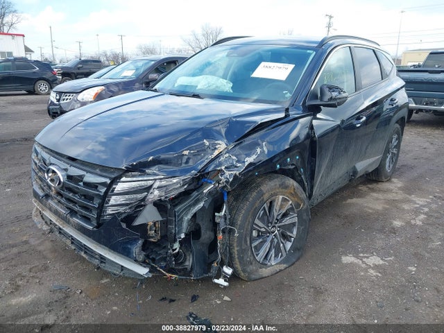 KM8JBCA19NU071734 Hyundai Tucson Hybrid Blue