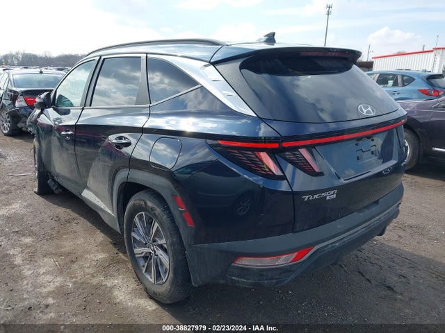 KM8JBCA19NU071734 Hyundai Tucson Hybrid Blue