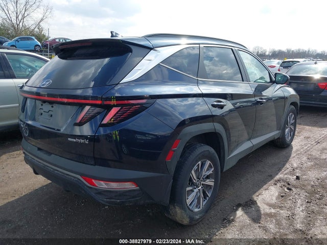 KM8JBCA19NU071734 Hyundai Tucson Hybrid Blue