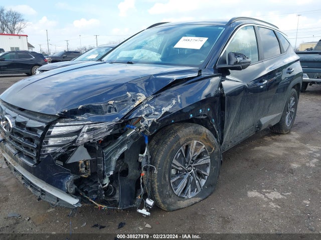 KM8JBCA19NU071734 Hyundai Tucson Hybrid Blue