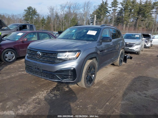 1V2SR2CAXPC555835 Volkswagen Atlas 3.6l V6 Sel R-line Black