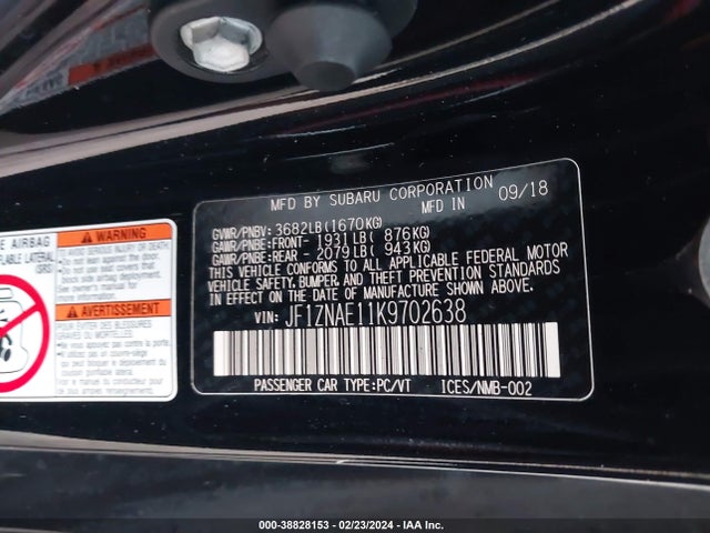 Toyota 86 Trd Se 2019 JF1ZNAE11K9702638 Image 9