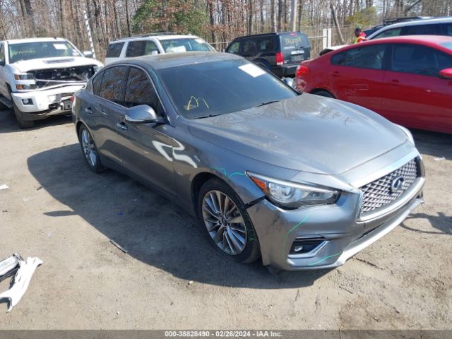 Auction sale of the 2020 Infiniti Q50 Luxe, vin: JN1EV7AP0LM205765, lot number: 38828490