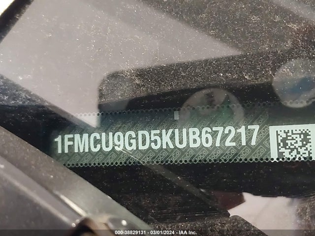 Ford ESCAPE SE 2019 1FMCU9GD5KUB67217 Image 9
