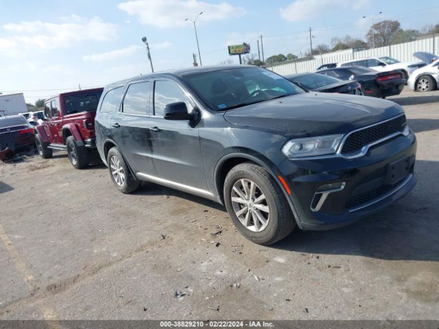 38829210 :رقم المزاد ، 1C4RDHAG7MC572967 vin ، 2021 Dodge Durango Sxt Rwd مزاد بيع