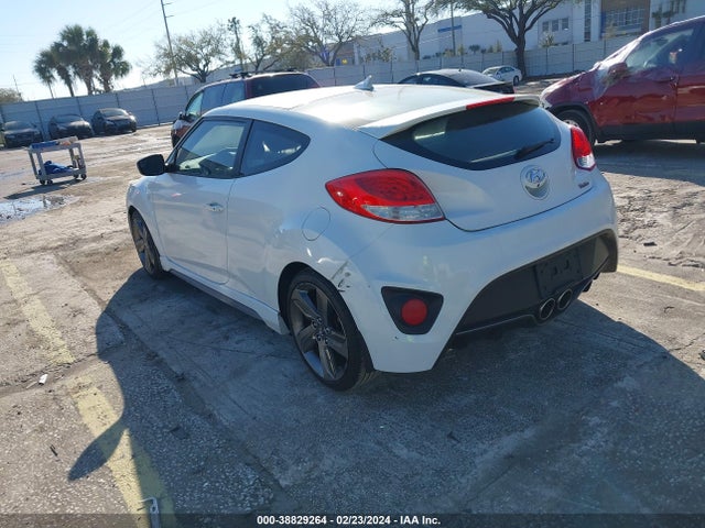 Hyundai Veloster Turbo W/black 2014 KMHTC6AE6EU199357 Image 3